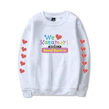 משחק אנחנו אוהבים Katamari Reroll המלכותי בהקיץ ילדים חדשים קט שרוול ארוך אופנת רחוב בנים בנות החולצה Harajuku בגדים מקסימום