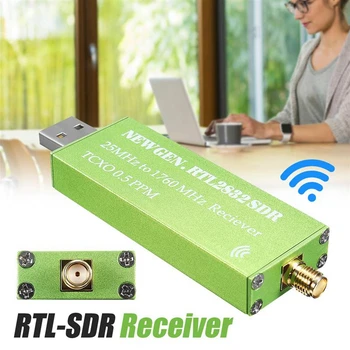 מתאם USB RTL-SDR RTL2832U + R820T2+ 1Ppm TCXO מקלט טלוויזיה מקל מקלט