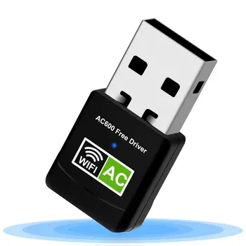 מתאם WiFi USB למחשב 5G/2.4 G Dual Band Wireless מתאם רשת על שולחן העבודה של מחשב נייד במהירות גבוהה WiFi Dongle מקל נהג חינם