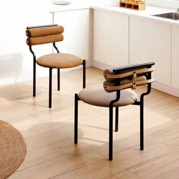 מתכת מעצב מודרנית כסאות אוכל גיימר קפה למשרד יוקרה המחשב הנורדי, כיסא, שידה ארגונומי Stoel ריהוט הבית XY50DC