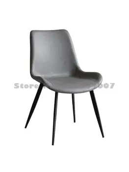 נורדי אור יוקרה האוכל הכיסא בבית מודרני מינימליסטי שולחן אוכל, כיסא ברזל יצוק חזרה הכיסא שרפרף כיסא איפור