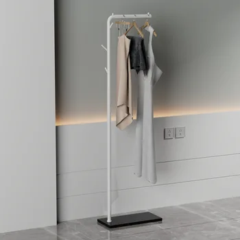 נורדי ברזל יצוק המעיל עבור ריהוט חדר שינה מודרני מינימליסטי מתכת מתלה בגדים משק הבית במסדרון בגדים מתלה קולבים