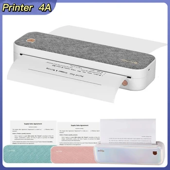 נייד נייר מדפסת Peripage 40א מיני A4 מדפסת תרמית העברה ישירה אלחוטית ניידת צילום מדפסת מיני USB חיבור BT