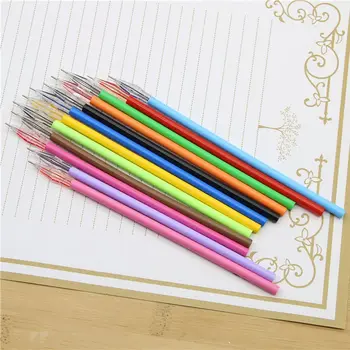 נייר מכתבים של בית הספר שונה צבע דיו ג 'ל עט מילוי 12 צבעים עט מילוי נייטרלי עט מילוי 12 יח' ג ' ל עט מחסנית