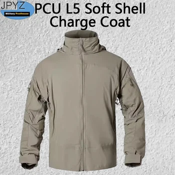 ספורט תחת כיפת השמיים מעטפת רכה תקיפה חליפה צבאית לובש PCU L5 ארוך שרוולים מעיל אפור ירוק