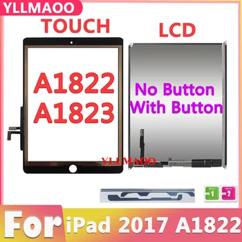 עבור iPad 2017 LCD ומסך מגע דיגיטלית עבור iPad 9.7 2017 A1822 A1823 מסך מגע LCD פנל זכוכית הרכבה החלפה