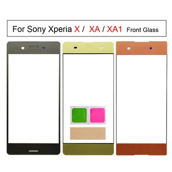 עבור Sony Xperia XA XA1 X מסך מגע לוח Sony F3113 F3115 G3121 G3116 F3111 G3112 G3123 G3125 מול מסך זכוכית לכסות