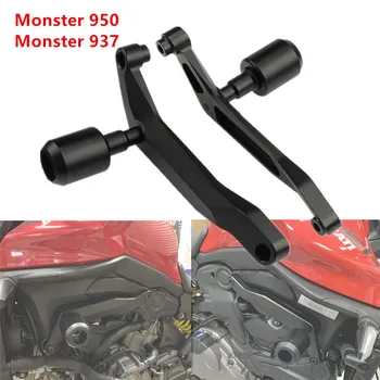 עבור דוקאטי מונסטר 950 937 Monster937 950 2021 2022 אופנוע נופל הגנה מסגרת המחוון Fairing שומר Crash Pad-מגן