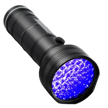 פנס אור שחור 51-נוריות Blacklight פנס UV לפיד אור (שחור)