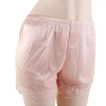 פשוט מגניב נשים גברת סאטן בטיחות מכנסיים פוליאסטר בטיחות מכנסי פיג ' מה מכנסיים חותלות
