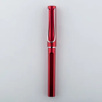 צבעוניות צבע אור בצורת U עט קליפ מתכת עט מותאם אישית לוגו טקסט חריטה פרסום העט במשרד נייר מכתבים של בית הספר הסיטוניים