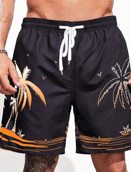 קיץ גברים לוח מזדמן שרוך כיסי מכנסיים קצרים החוף המותג קצר גלישה Bermudas זכר Boardshorts יבש מהירה לספורט