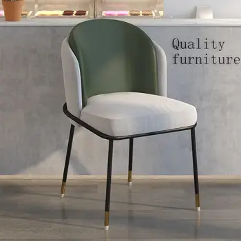 קפה עיצוב אישי כסאות אוכל מטבח רך המשרד יוקרה כסאות אוכל סלון Silla Comedor ריהוט הבית YX50DC
