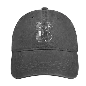 רודזיים RIDGEBACK - מתאר כובע בוקרים, סוס כובע החוף טיול שחור גולף ללבוש כובעים עבור נשים גברים