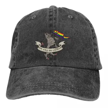שטף גברים כובע בייסבול של גאווה דגל לעשות פשעים משאית Snapback כובעי אבא כובע להט 