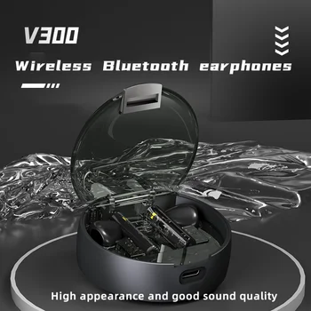 שקוף חזותי חלון אוזניות אלחוטיות Bluetooth אוזניות עם חיי סוללה ארוכים וגם הפחתת רעש Tws באוזניות באוזן
