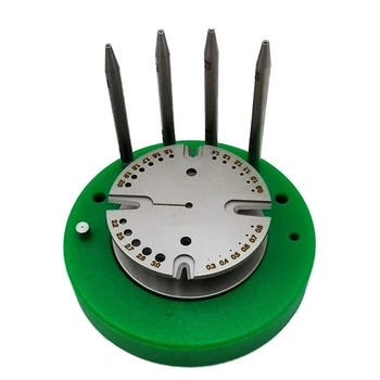 תיקון שעונים סט כלי הערכה פלדה אגרוף Pin-ההסרה וההתקנה של איזון גלגל Hairspring פיר הליבה להגדיר Standard Edition